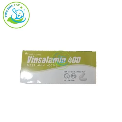 Vinsalamin 400 - Hộp 3 vỉ x 10 viên